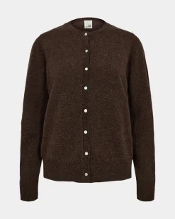 CISSESW CARDIGAN - Brown Fudge