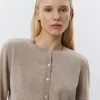 CISSESW CARDIGAN - Brown melange