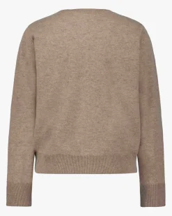 CISSESW CARDIGAN - Brown melange