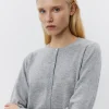 CISSESW CARDIGAN - Grey melange