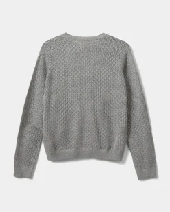 CISSESW CARDIGAN - Grey melange