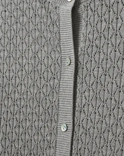 CISSESW CARDIGAN - Grey melange