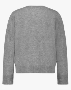 CISSESW CARDIGAN - Grey melange