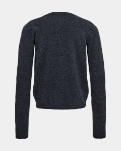 CISSESY CARDIGAN - Dark grey melange