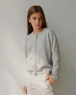 CisseSY Cardigan - Grey melange