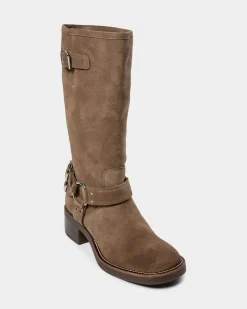 CLARISSASW BOOT - Dark sand