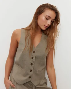 CLEOHSW VEST - Khaki Army