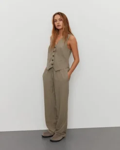 CLEOHSW VEST - Khaki Army