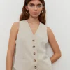 CLEOHSW VEST - Off white