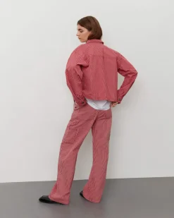 CORALIESW JACKET - Red Striped