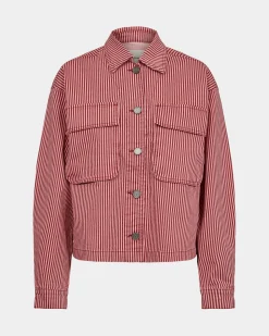CORALIESW JACKET - Red Striped