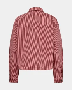 CORALIESW JACKET - Red Striped