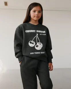 COSMASY SWEATPANTS - Dark grey melange