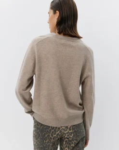 DELIASW KNIT - Brown melange