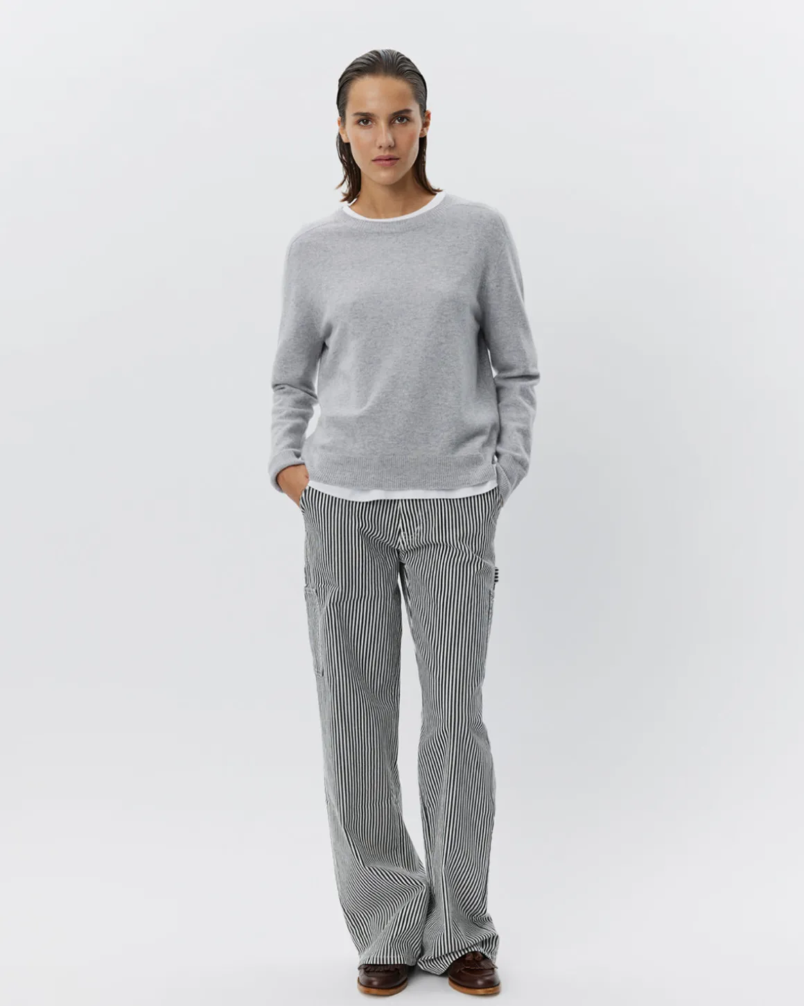 DELIASW KNIT - Grey melange