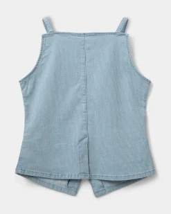 DEMISW VEST - Light Blue striped