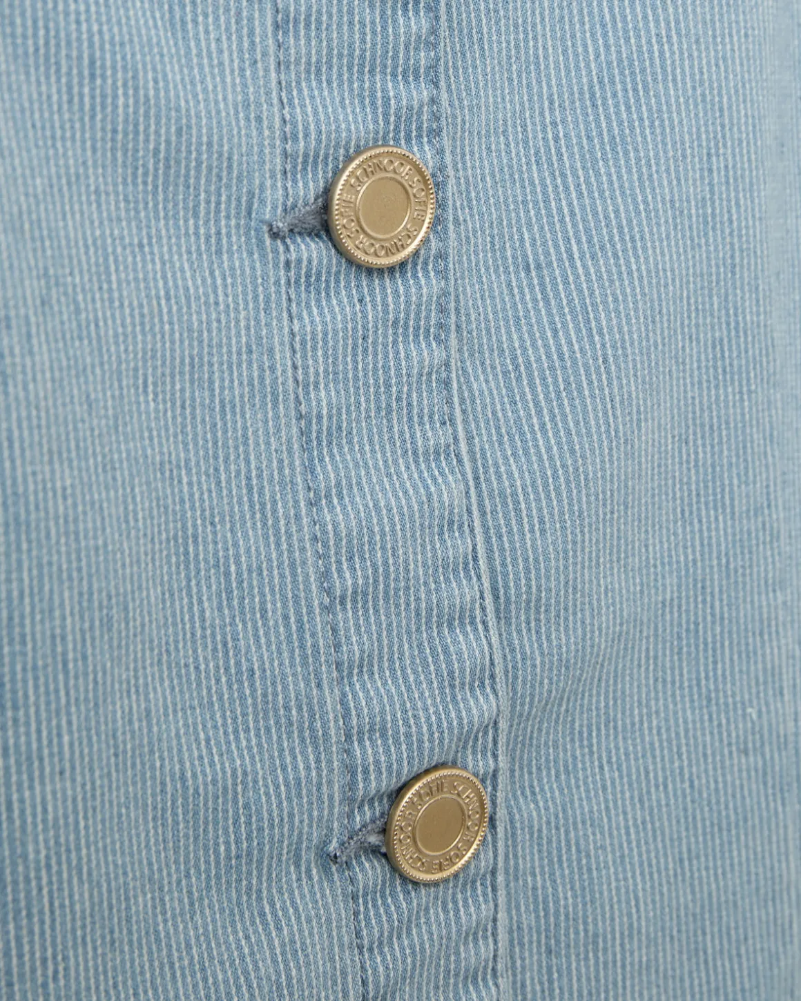 DEMISW VEST - Light Blue striped