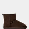 DICTESY TEDDY BOOT - Dark brown