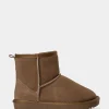 DICTESY TEDDY BOOT - Dark sand