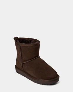 DICTESY TEDDY BOOT - Dark brown