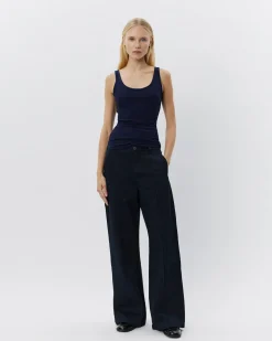 DIZASW TOP - Dark blue