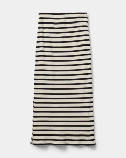 DIZASY SKIRT - Black striped