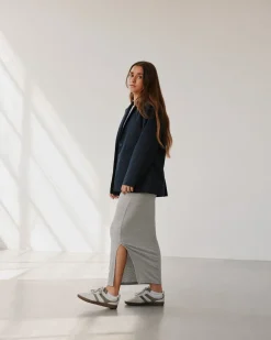 DIZASY SKIRT - Grey melange