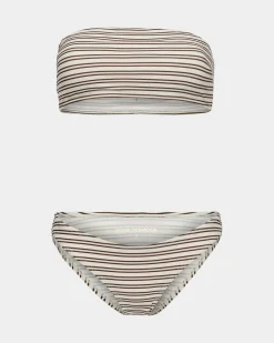 EbbaSW Bikini - Brown Striped