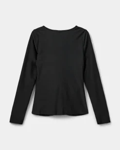 EBELLSY T-SHIRT LONG SLEEVE - Black