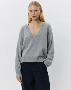 EDENSW SWEATER - Grey melange