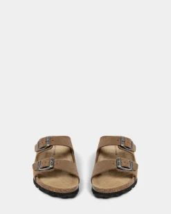 ELGASY SANDAL - Dark sand