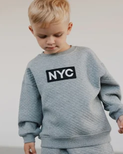 ELISSK SWEATSHIRT - Grey melange