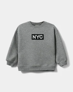 ELISSK SWEATSHIRT - Grey melange