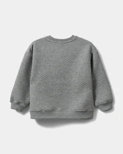 ELISSK SWEATSHIRT - Grey melange