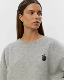 ELISW SWEATSHIRT - Grey melange