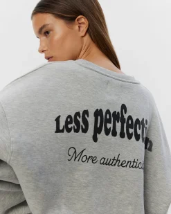 ELISW SWEATSHIRT - Grey melange