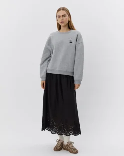 ELISW SWEATSHIRT - Grey melange
