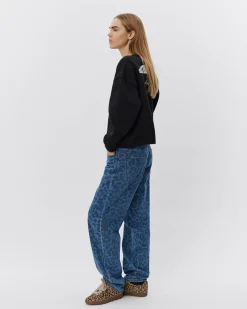 ELISW SWEATSHIRT - Washed black