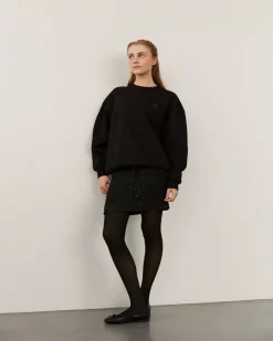 ELISY SWEATSHIRT - Black