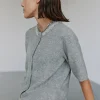 ELLERYSW CARDIGAN - Grey mel