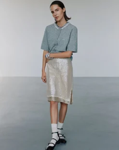 ELLERYSW CARDIGAN - Grey mel