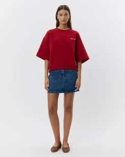 ELOISESW SWEATSHIRT - Red