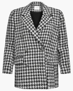 EVIESW JACKET - Black checked