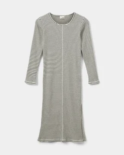FACITASY DRESS - Black striped