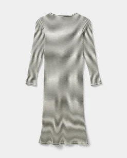 FACITASY DRESS - Black striped