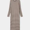 FACITASY DRESS - Brown Striped