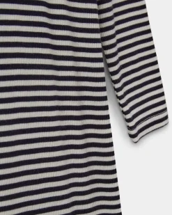 FACITASY DRESS - Navy Striped