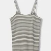 FAUNASW TOP - Black striped