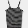 FAUNASW TOP - Off White Striped