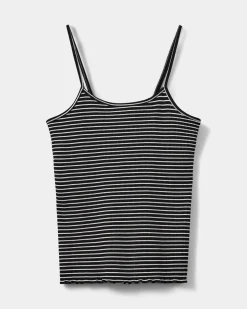 FAUNASW TOP - Off White Striped